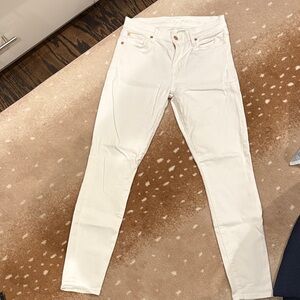 Seven for all mankind white jeans